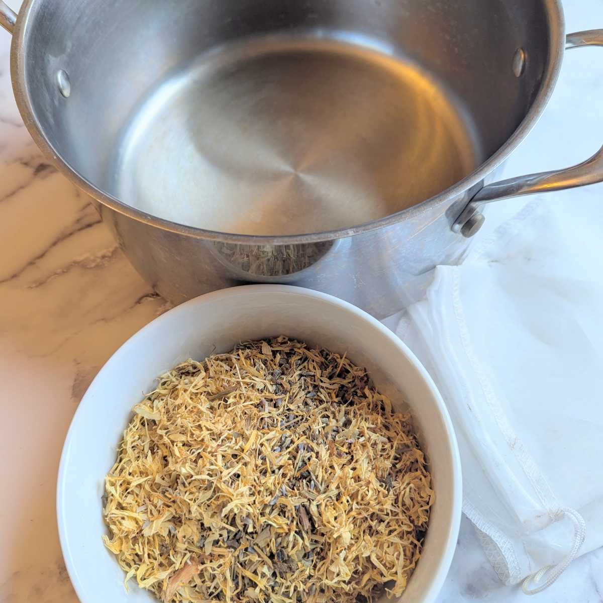 Easy Herbal Postpartum Bath Recipe -4 Ways to Use It - Diary of a ...