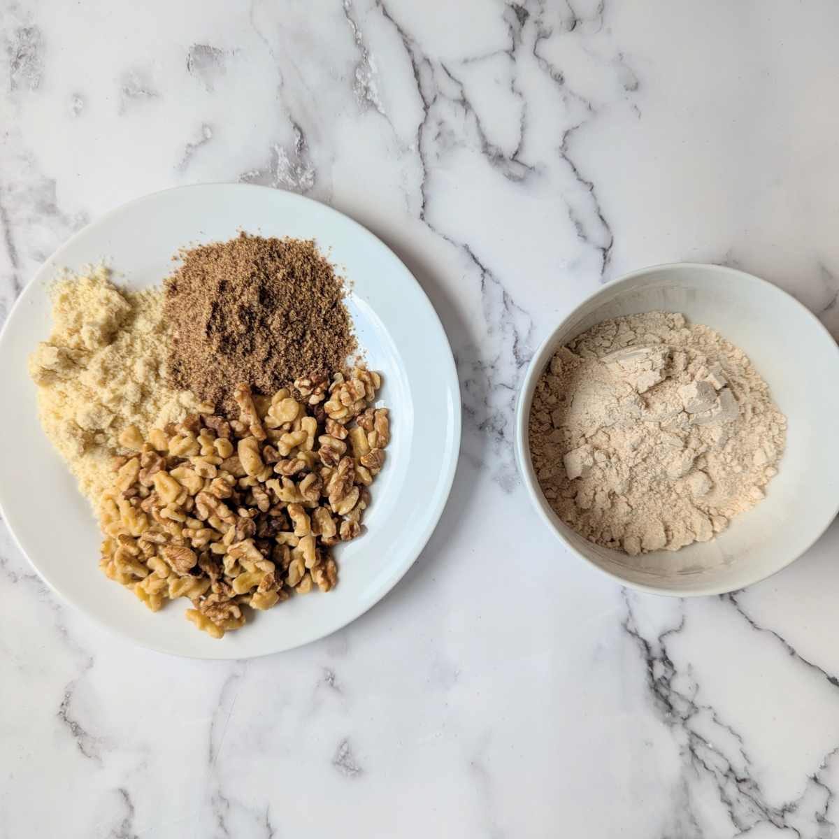Dry ingredients for High protein muffins without protein powder
