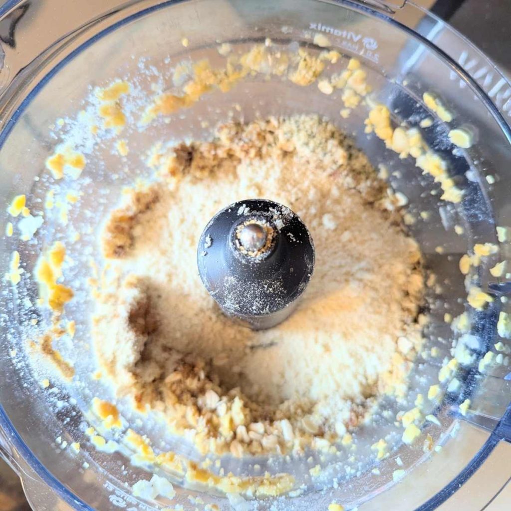 chickpeas in a food processor
