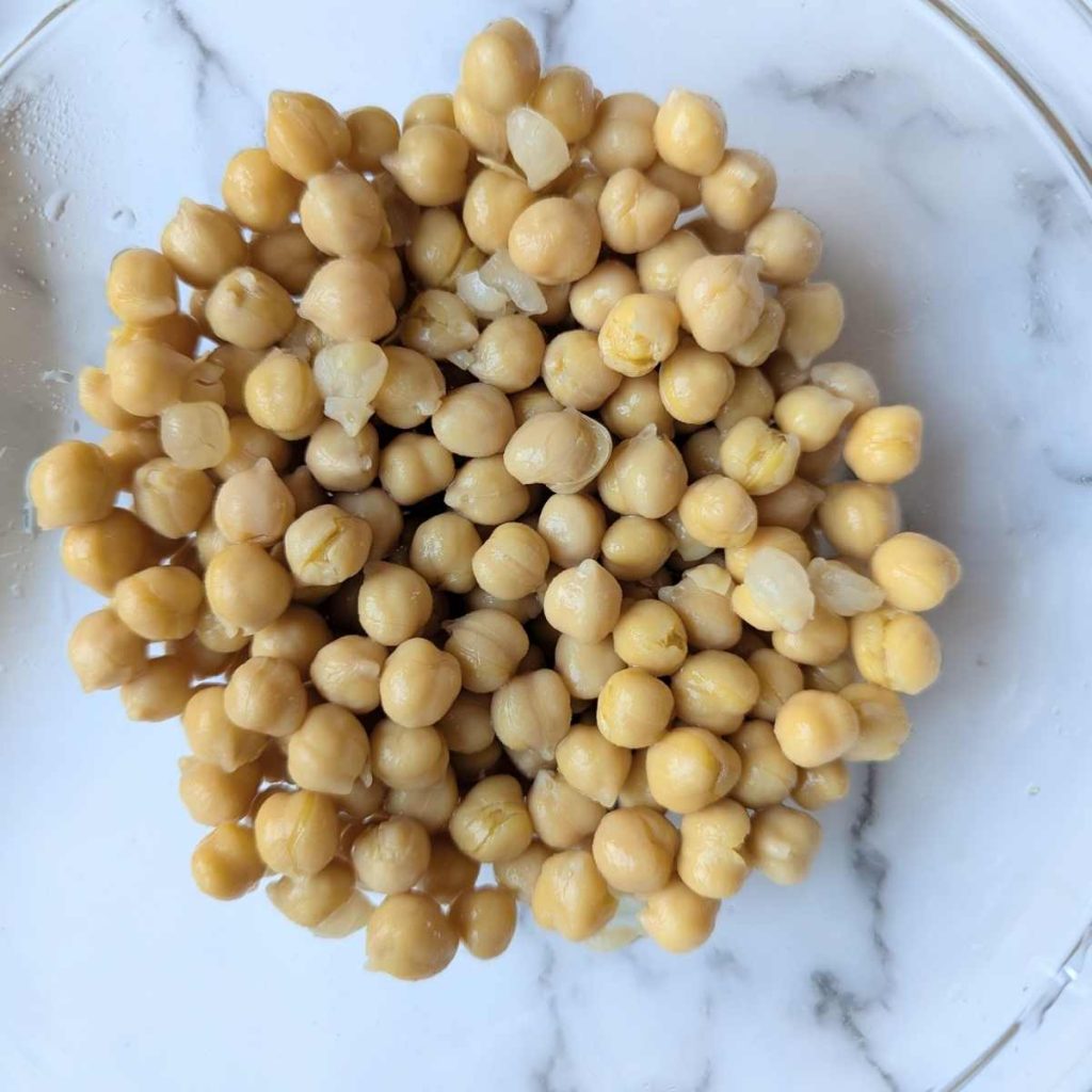 chickpeas in a bowl